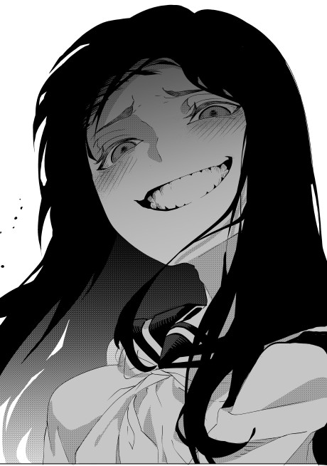 couverture du Manga A Story About A Creepy Girl Smile