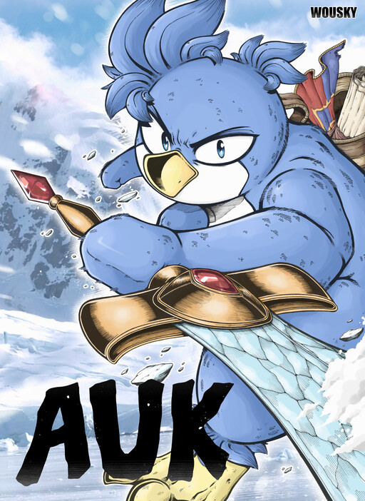couverture du Bande Dessin&eacute;e AUK