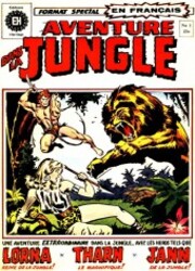 couverture du Bande Dessinée Aventure Dans La Jungle (Éditions Héritage)