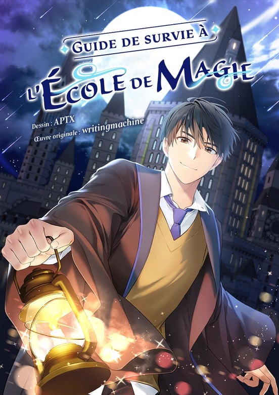 couverture du Manhwa Guide de survie &agrave; l&rsquo;&eacute;cole de magie