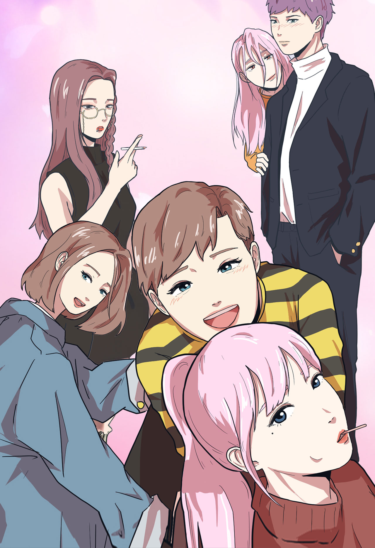 couverture du Manhwa Happening Happening