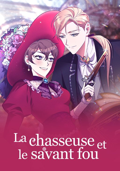 couverture du Manhwa La chasseuse et le savant fou