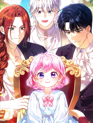 couverture du Manhwa La Petite Reine Démoniaque et ses Papas Héros