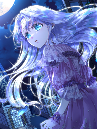 couverture du Manhwa La violette fleurie dans le jardin secret