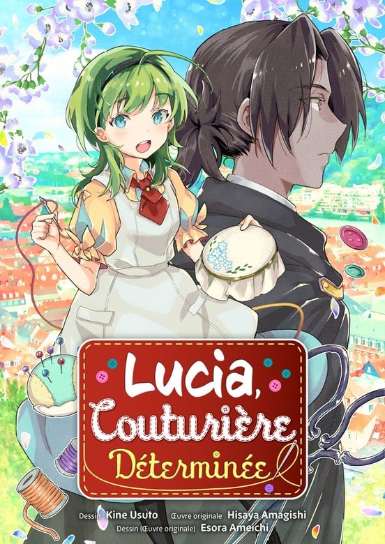 couverture du Manga Lucia, couturi&egrave;re d&eacute;termin&eacute;e !