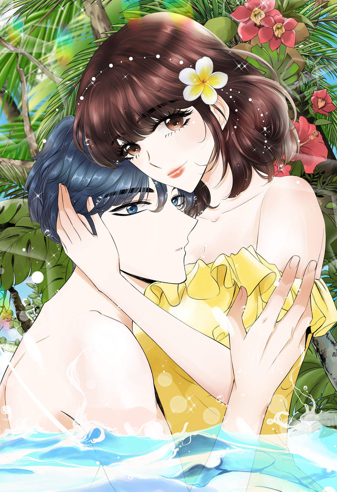 couverture du Manhwa Plong&eacute;e dans le temps