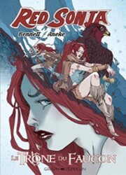 couverture du Bande Dessin&eacute;e Red Sonja: Le Tr&ocirc;ne Du Faucon