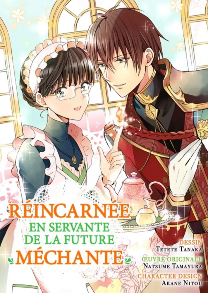 couverture du Manhwa R&eacute;incarn&eacute;e en servante de la future m&eacute;chante