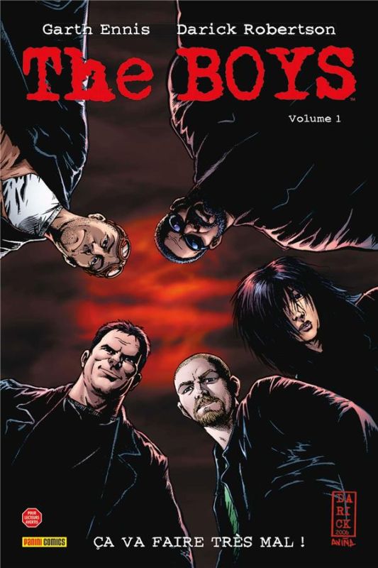 couverture du Bande Dessin&eacute;e The Boys