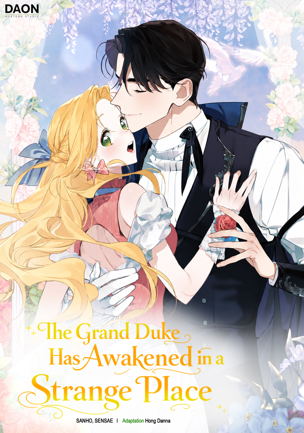 couverture du Manhwa The Grand Duke Has Awakened in a Strange Place