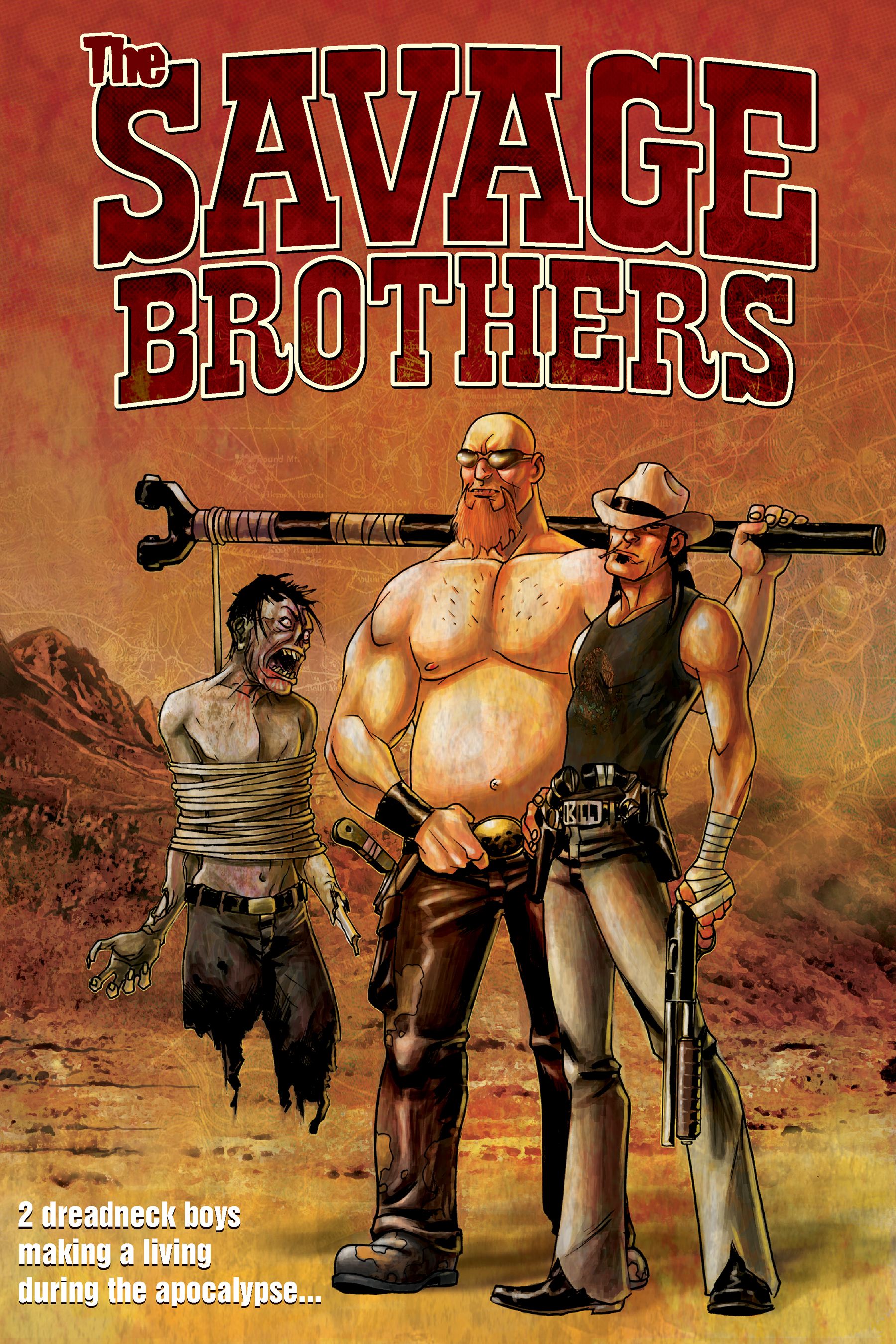 couverture du Bande Dessin&eacute;e The Savage Brothers