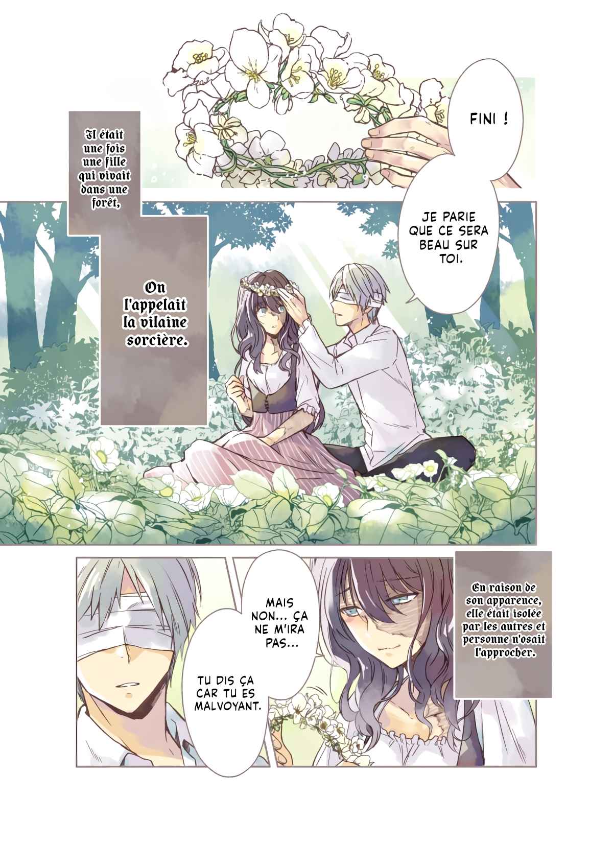 couverture du Manga The Story of the Ugly Witch and the Blind Young Man