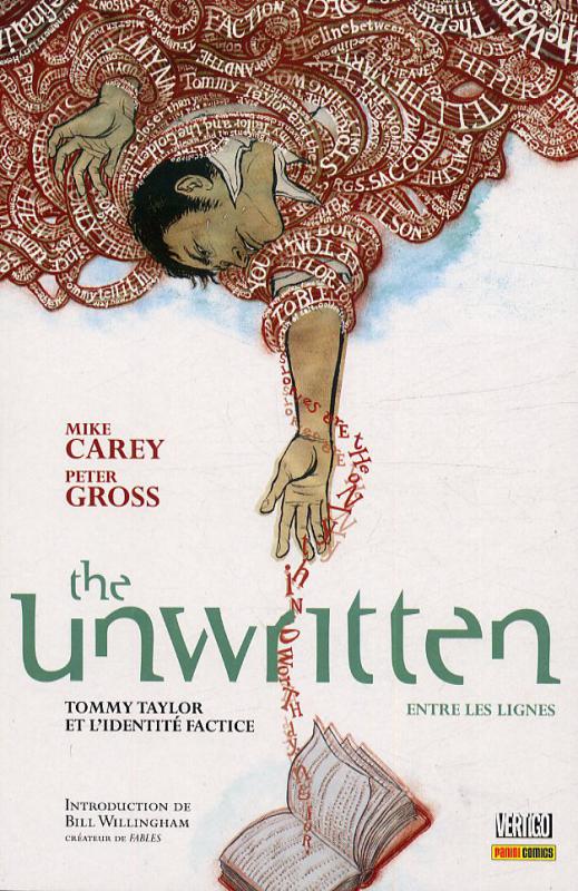 couverture du Bande Dessin&eacute;e The Unwritten - Entre Les Lignes