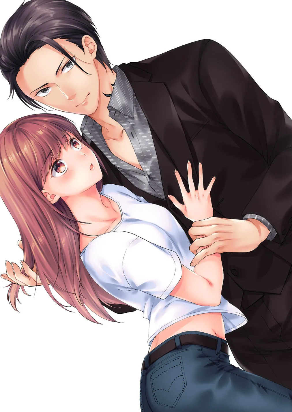 couverture du Manhwa Un (faux) mariage avec un yakuza aimant