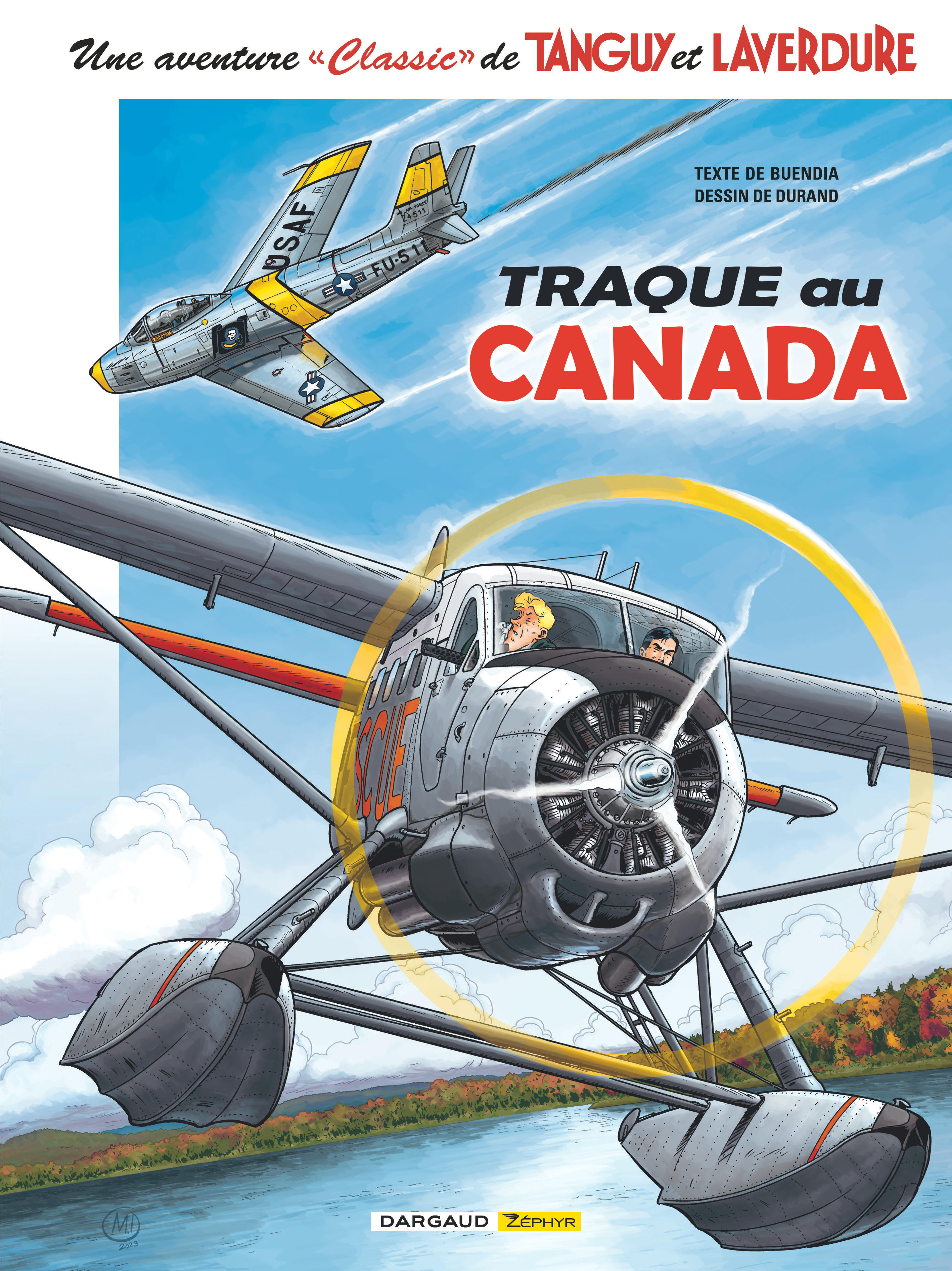 couverture du Bande Dessin&eacute;e Une Aventure "Classic" De Tanguy Et Laverdure